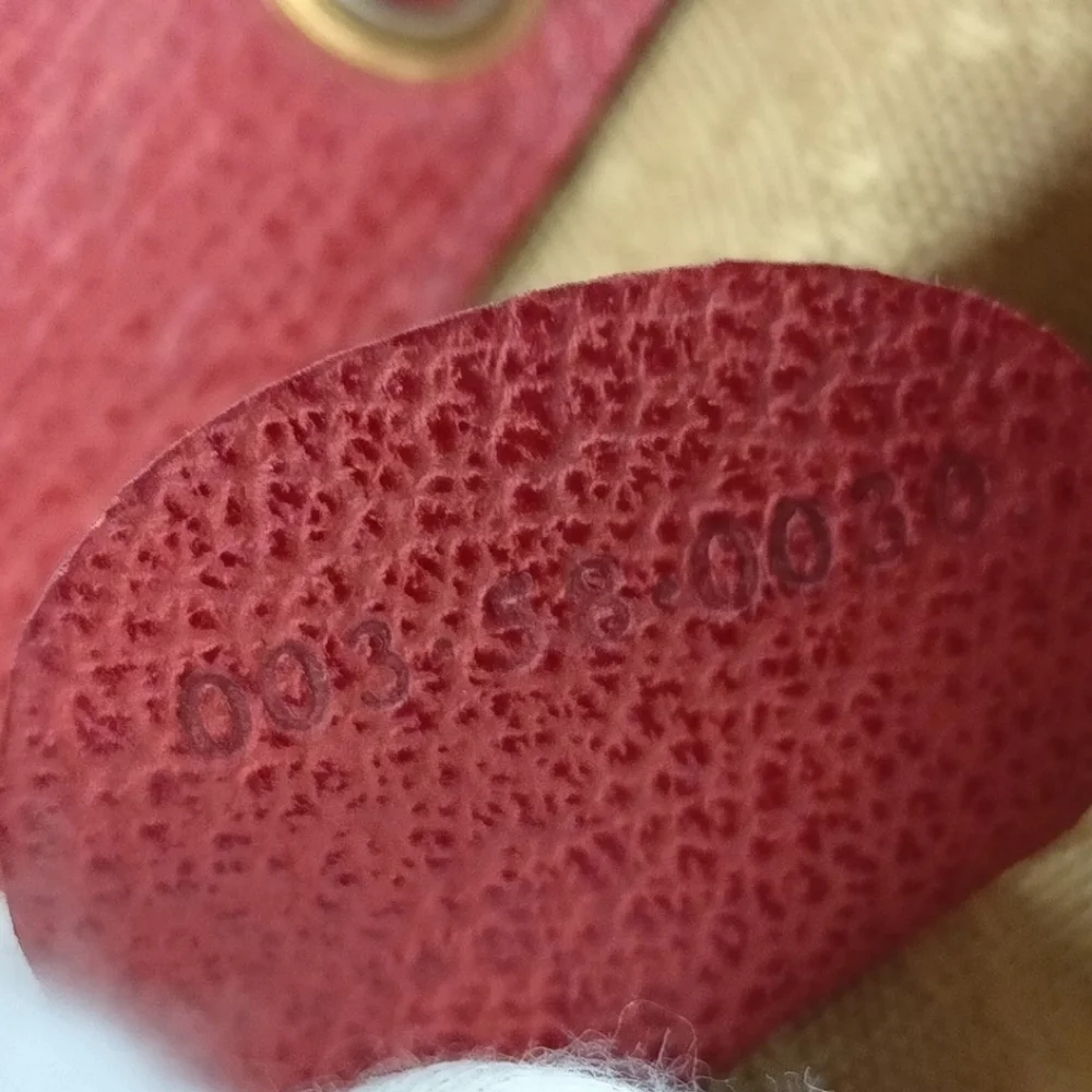 Gucci BackPack Bag Red Suede Leather